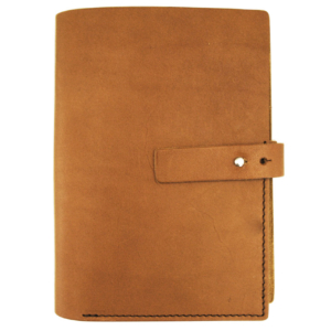 AGENDA PIEL PLUS OFFICE RAYADO LISO MARRÓN CLARO                                                    