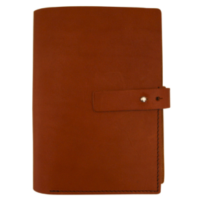 AGENDA PIEL PLUS OFFICE RAYADO LISO MARRÓN OSCURO                                                   