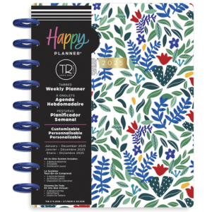 AGENDA CLASSIC HAPPY PLANNER 2025 POP OF JOY 12 MESES                                               