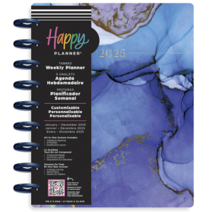 AGENDA CLASSIC HAPPY PLANNER 2025 ETHEREAL ELEMENTS 12 MESES                                        