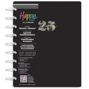 AGENDA CLASSIC HAPPY PLANNER 2025 MODERN TEXTURE 12 MESES                                           
