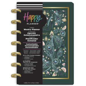 AGENDA MINI HAPPY PLANNER 2025 LA PLUME 12 MESES                                                    