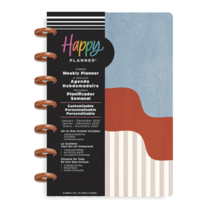 AGENDA MINI HAPPY PLANNER 2025 COASTAL CLUB 12 MESES                                                