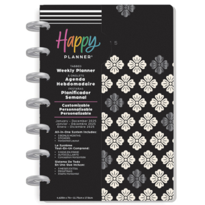 AGENDA MINI HAPPY PLANNER 2025 INK & IVY 12 MESES                                                   