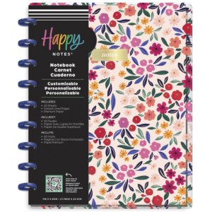 NOTEBOOK CLASSIC HAPPY PLANNER HAPPY POPPIES 60 HOJAS                                               