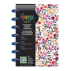 NOTEBOOK MINI HAPPY PLANNER HAPPY POPPIES 60 HOJAS                                                  