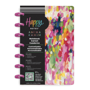 NOTEBOOK MINI HAPPY PLANNER BRIGHT & BRUSHY 60 HOJAS                                                