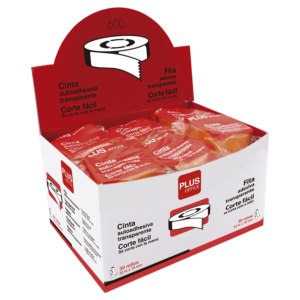 CINTA ADHESIVA TRANSPARENTE PLUS OFFICE 19 MM X 33 M                                                