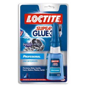 PEGAMENTO LÍQUIDO LOCTITE SUPER GLUE-3 PROFESIONAL 20G                                              