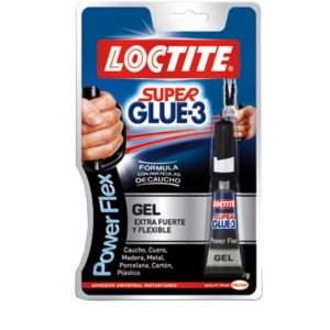 PEGAMENTO LÍQUIDO LOCTITE SUPER GLUE-3 POWER FLEX 3G                                                