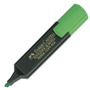 ROTULADOR FLUORESCENTE FABER CASTELL VERDE REF. 48