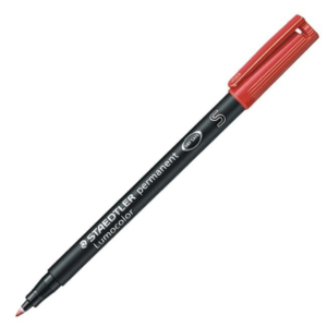 ROTULADOR PERMANENTE STAEDTLER LUMOCOLOR S ROJO REF. 313