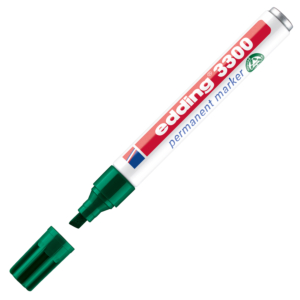 ROTULADOR PERMANENTE EDDING 3300 VERDE                                                              
