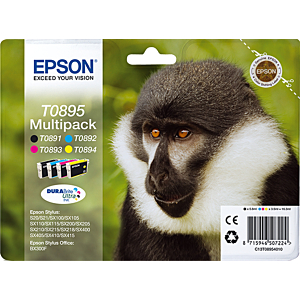 EPSON STYLUS S20/SX105/SX205/405 MULTIPACK (T089140+240+340+440)