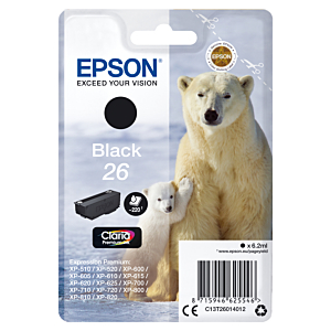 EPSON CLARIA PREMIUM CARTUCHO NEGRO 26