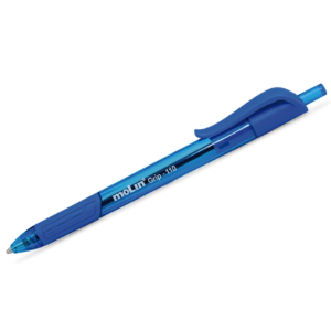 BOLÍGRAFO RECTRÁCTIL MOLIN GRIP AZUL