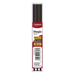 RECAMBIO PARA BOLÍGRAFO CAMPUS MAGIC 3 UNID. NEGRO