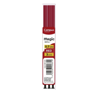 RECAMBIO PARA BOLÍGRAFO CAMPUS MAGIC 3 UNID. ROJO