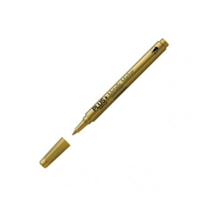 ROTULADOR PERMANENTE PLUS OFFICE METALLIC MARKER ORO