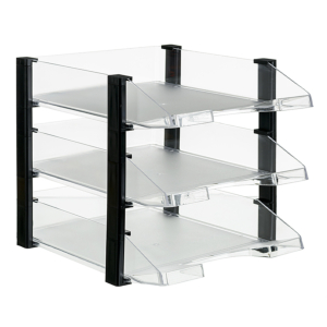 CONJUNTO DE 3 BANDEJAS CON SEPARADORES SOSTENIBLES ARCHIVO 2000 JUMBORACK                           