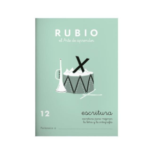CUADERNO RUBIO A5 CALIGRAFÍA 12