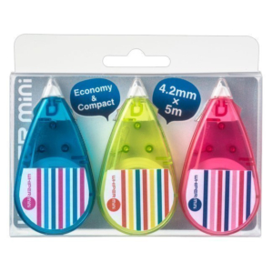 CORRECTOR EN CINTA PLUS WHIPER MINI RAYAS 