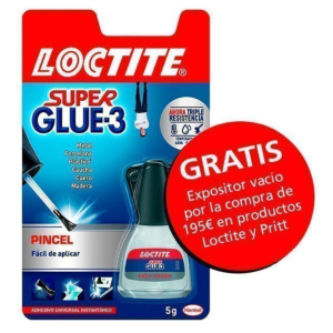 PEGAMENTO LOCTITE SUPERGLUE CON PINCEL 5 GR. REF. 2343743