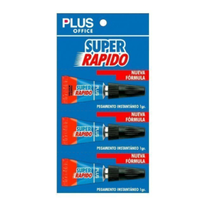 PEGAMENTO SUPER RÁPIDO PLUS 3 X 1 GR. REF. C-011