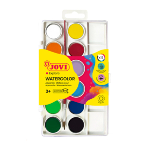 ACUARELAS JOVI 12 COLORES SURTIDOS REF. 800-12