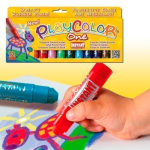 TÉMPERAS SÓLIDAS PLAYCOLOR ONE CAJA 12 COLORES SURTIDOS 10 G. REF. 10.731