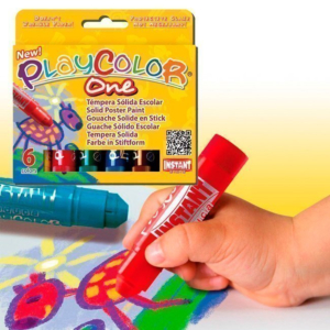 TÉMPERAS SÓLIDAS PLAYCOLOR ONE CAJA 6 COLORES SURTIDOS 10 G. REF. 10711