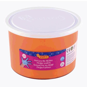 PINTURA DE DEDOS JOVI NARANJA 500 ML. REF. 561-6