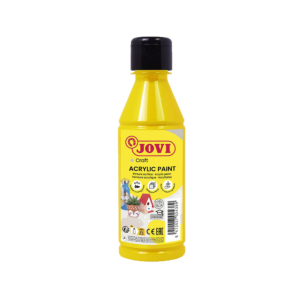PINTURA ACRÍLICA JOVI DECOR ACRYL AMARILLO 250 ML. REF. 68002