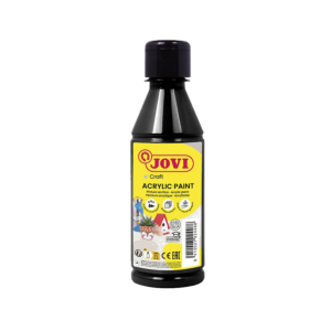 PINTURA ACRÍLICA JOVI DECOR ACRYL NEGRO 250 ML. REF. 68030