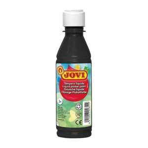 TÉMPERA LÍQUIDA JOVI NEGRO 250 ML. REF. 50230