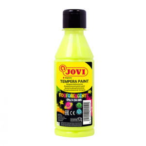 TÉMPERA FOSFORESCENTE JOVI AMARILLO 250 ML. REF. 51902
