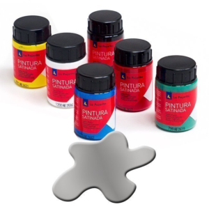 PINTURA PLÁSTICA LA PAJARITA PLATA METALIZADA 35 ML.