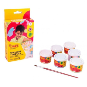 TÉMPERAS PASTEL JOVI ESTUCHE 6 COLORES SURTIDOS 35 ML. REF. 507P