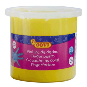 PINTURA DE DEDOS JOVI AMARILLO 125 ML. REF. 56003