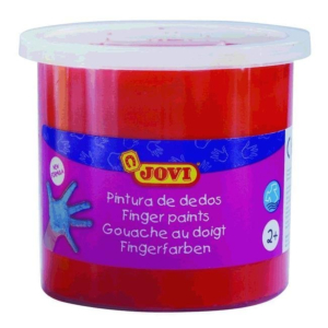 PINTURA DE DEDOS JOVI BERMELLÓN 125 ML. REF. 56007