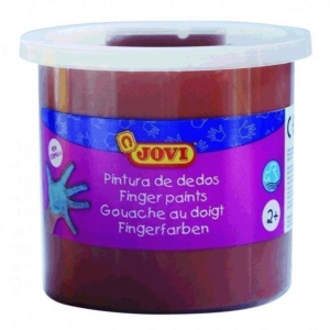 PINTURA DE DEDOS JOVI MARRÓN 125 ML. REF. 56012