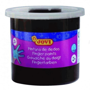 PINTURA DE DEDOS JOVI NEGRO 125 ML. REF. 56030
