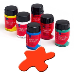 PINTURA PLÁSTICA LA PAJARITA NARANJA Nº06 35 ML.