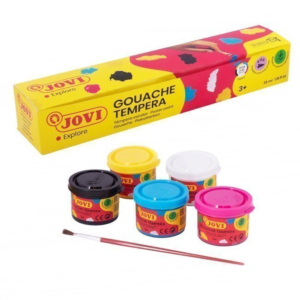 TÉMPERAS JOVI ESTUCHE 5 COLORES SURTIDOS 35 ML. REF. 505