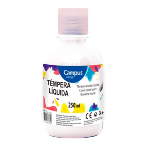 TÉMPERA LÍQUIDA CAMPUS COLLEGE BLANCO 250 ML.