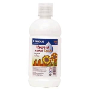 TÉMPERA LÍQUIDA CAMPUS COLLEGE BLANCO 500 ML. REF. G-500