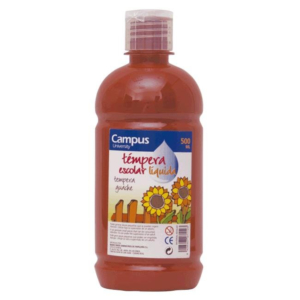 TÉMPERA LÍQUIDA CAMPUS COLLEGE MARRÓN 500 ML. REF. G-500
