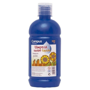 TÉMPERA LÍQUIDA CAMPUS COLLEGE AZUL 500 ML. REF. G-500