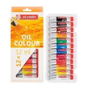 BLÍSTER DE PINTURA AL ÓLEO TALENS ART CREATION 12 COLORES SURTIDOS 12 ML. REF. 9020112M 