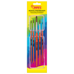 PINCEL ESCOLAR JOVI BLÍSTER DE 5 UNID. REF. 8185